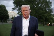 President Trump outside the White House - Source: Getty